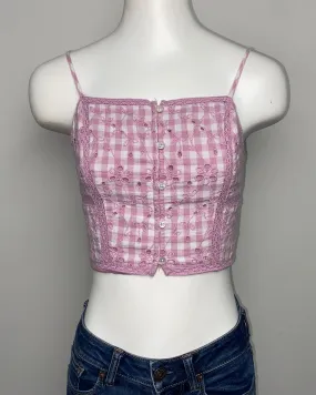 American Eagle Crop Tank- (S)