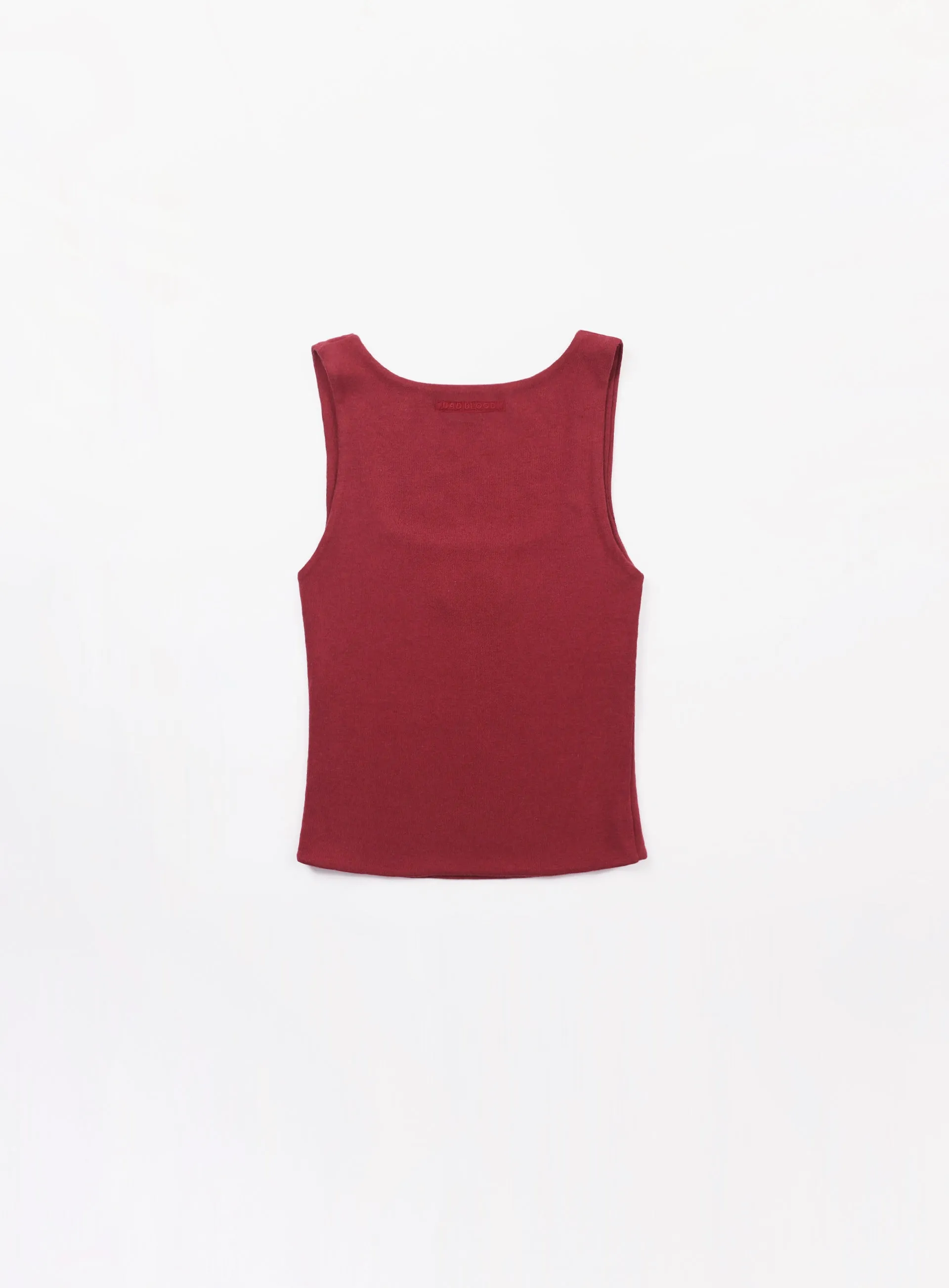 Badblood Beyond Soft Square Neck Tank - Carmine