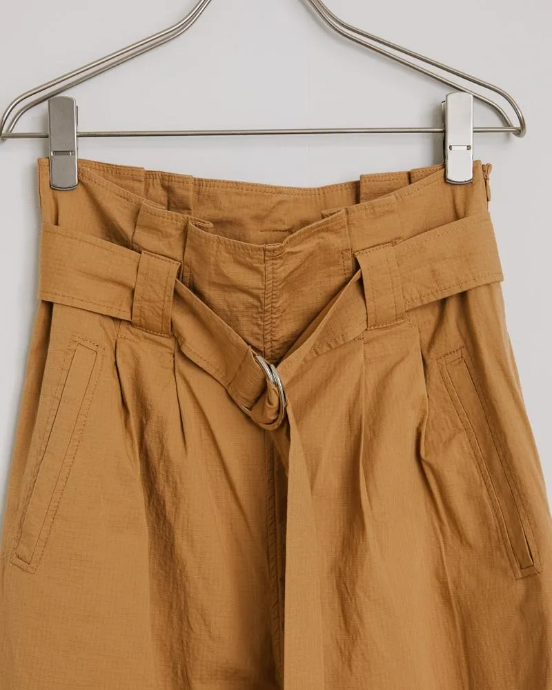 Belt Pants in Tannin