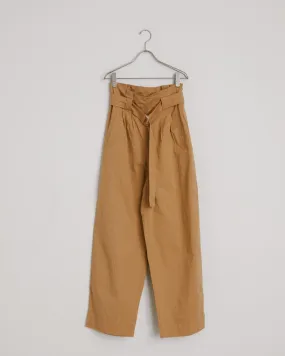 Belt Pants in Tannin