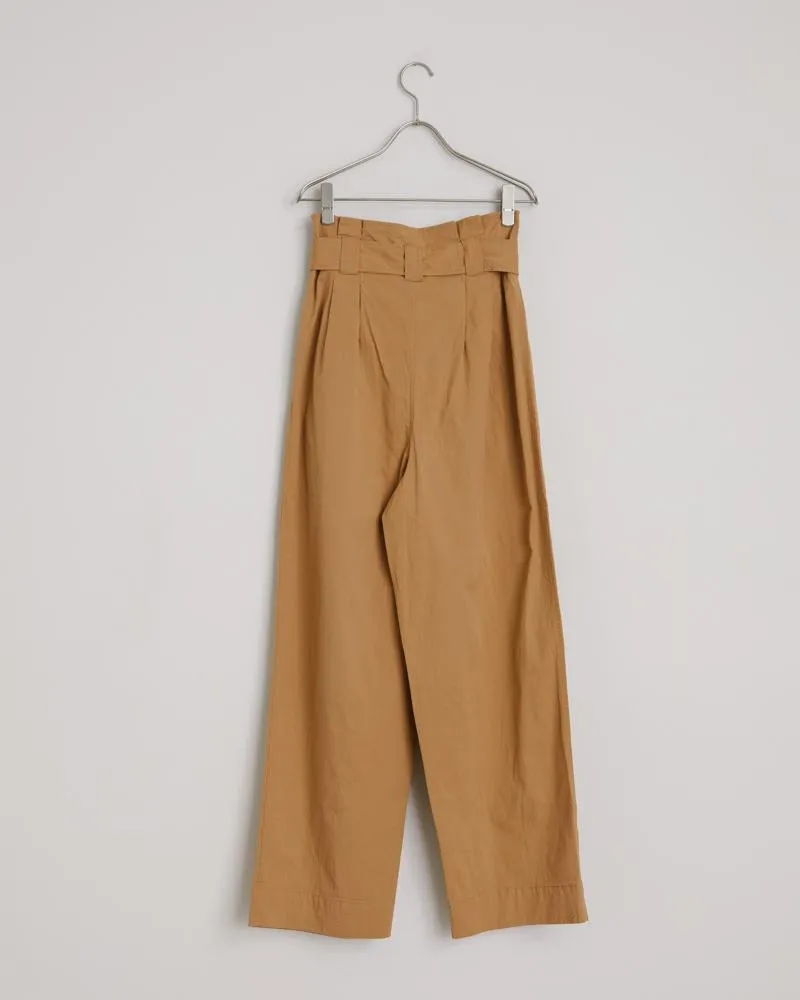 Belt Pants in Tannin