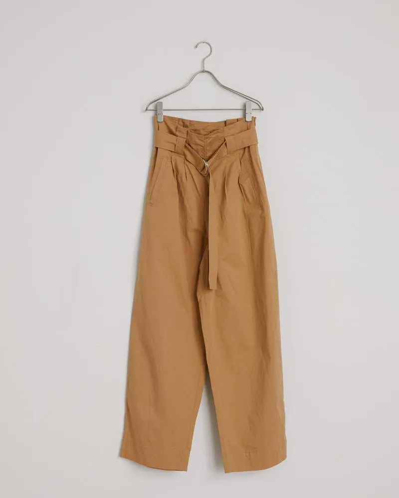 Belt Pants in Tannin