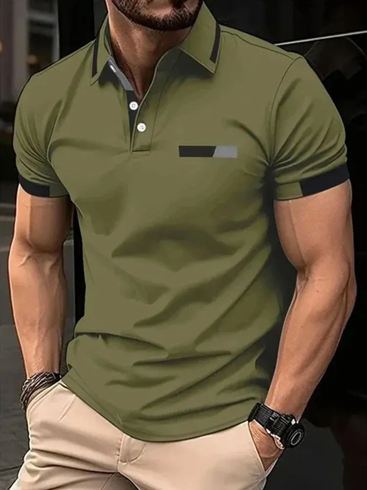 Benjamin - Men's Casual Lapel Polo Shirt