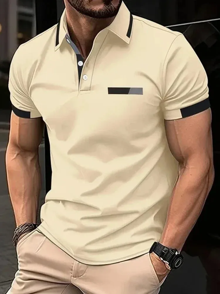 Benjamin - Men's Casual Lapel Polo Shirt