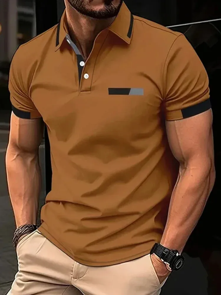 Benjamin - Men's Casual Lapel Polo Shirt