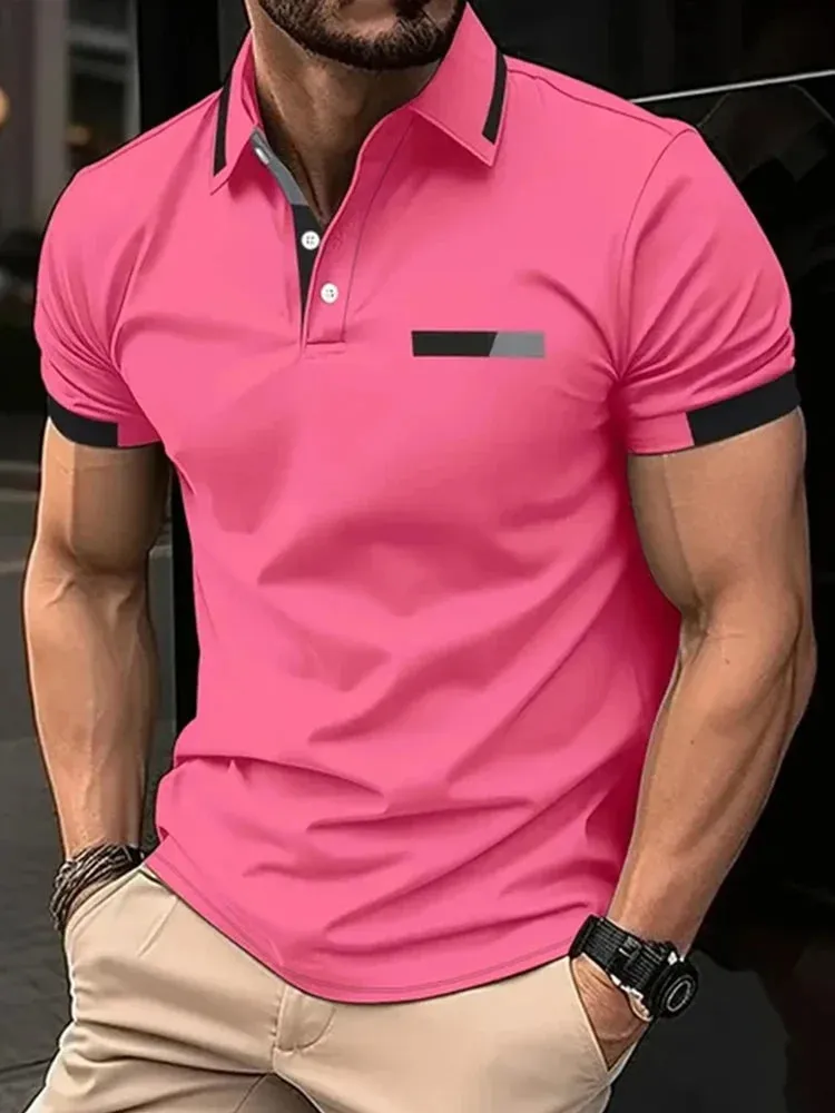 Benjamin - Men's Casual Lapel Polo Shirt