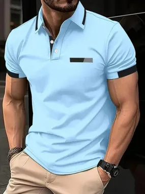 Benjamin - Men's Casual Lapel Polo Shirt