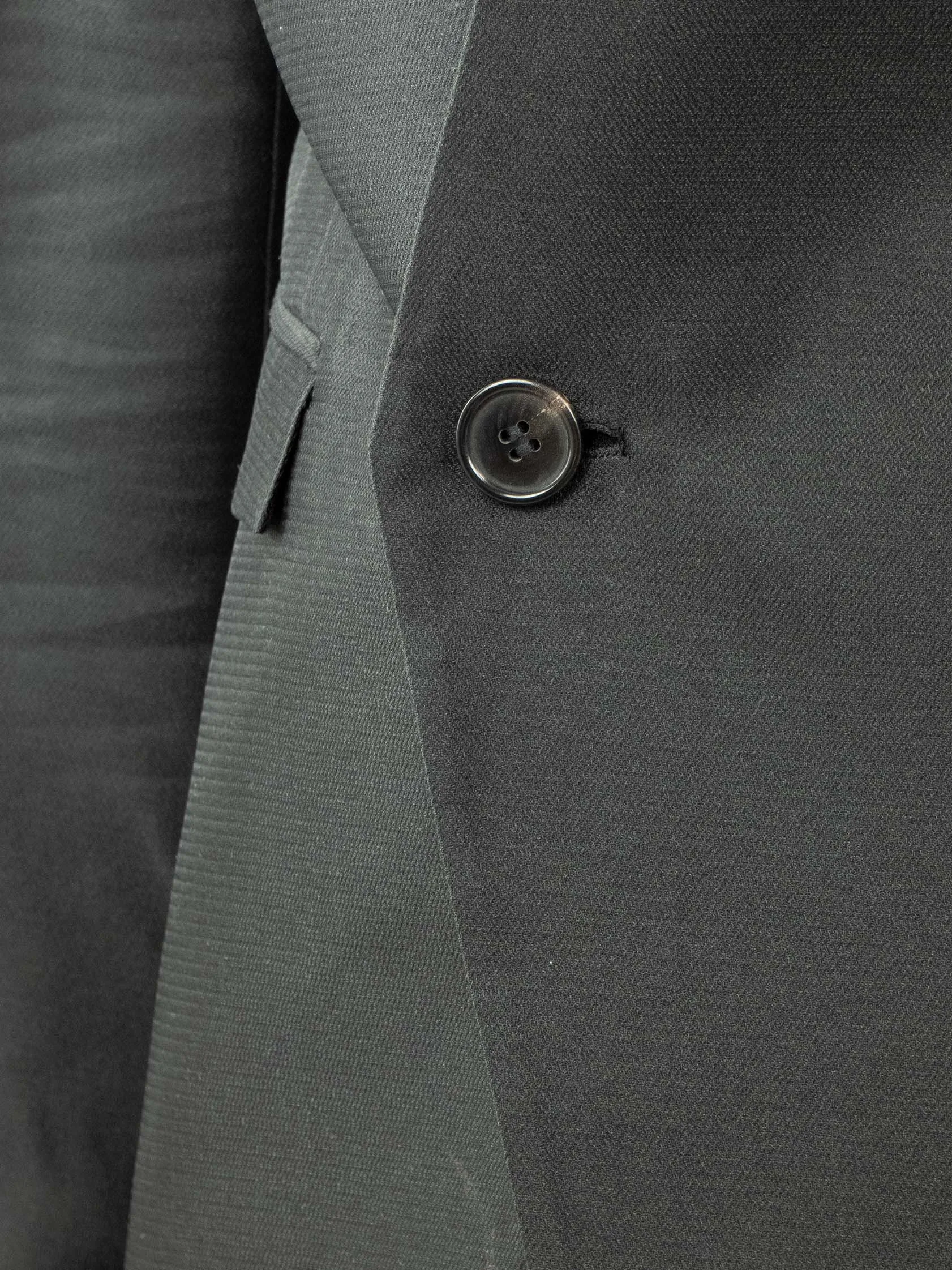 Black Lightweight Silk Blend Blazer