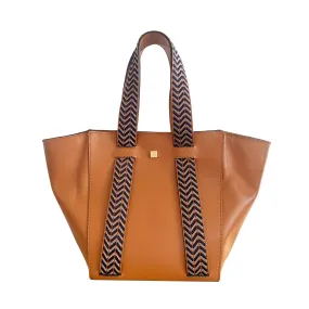 Boho Camel | Small Structured Tote