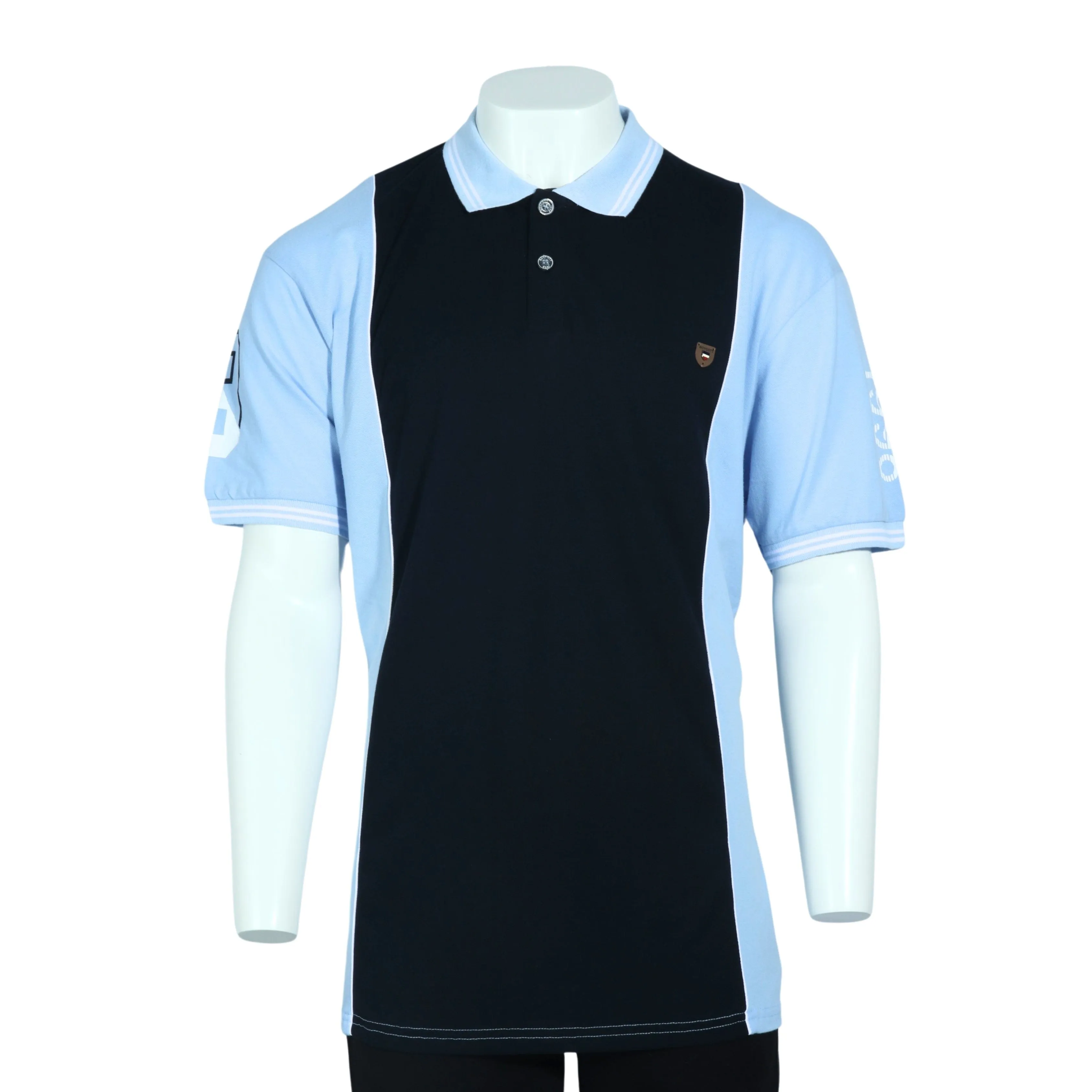 BOYCOTT - Colorblocked Branded Relaxed Polo