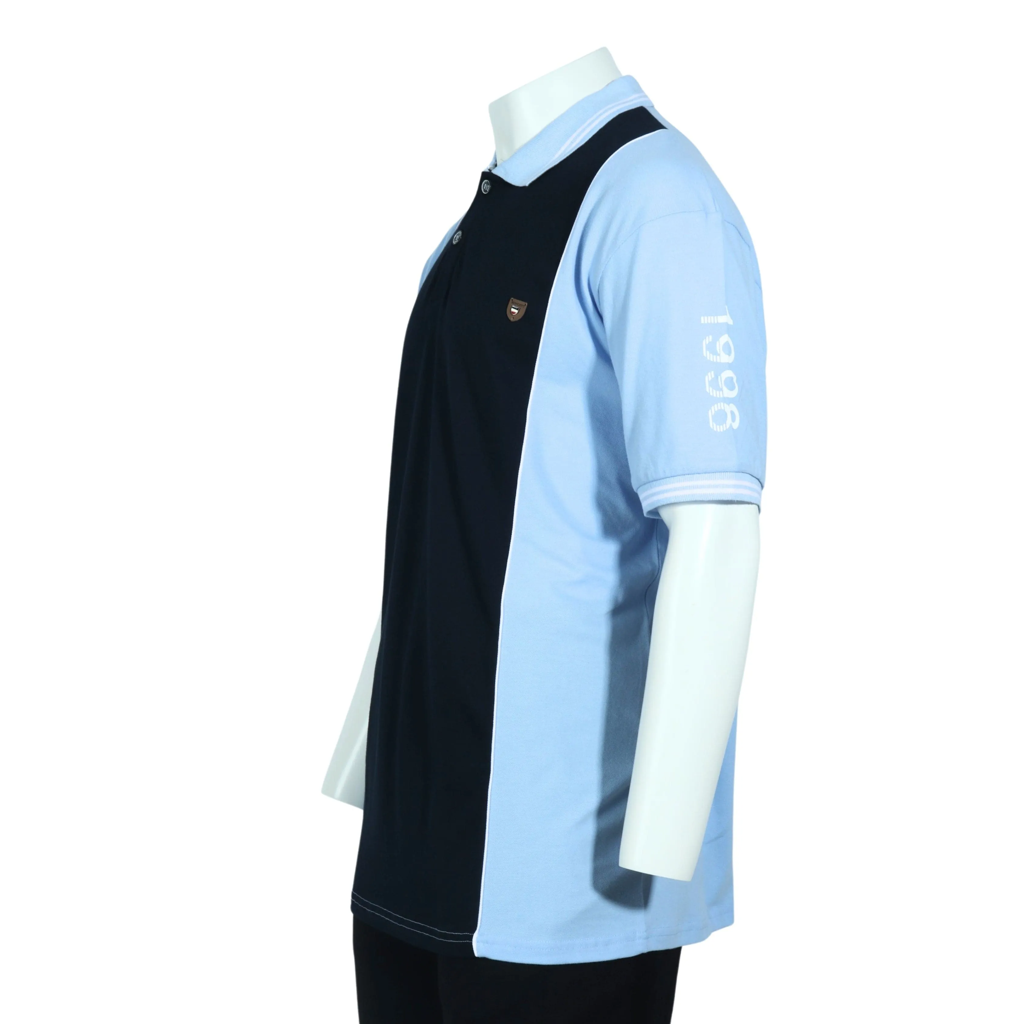 BOYCOTT - Colorblocked Branded Relaxed Polo