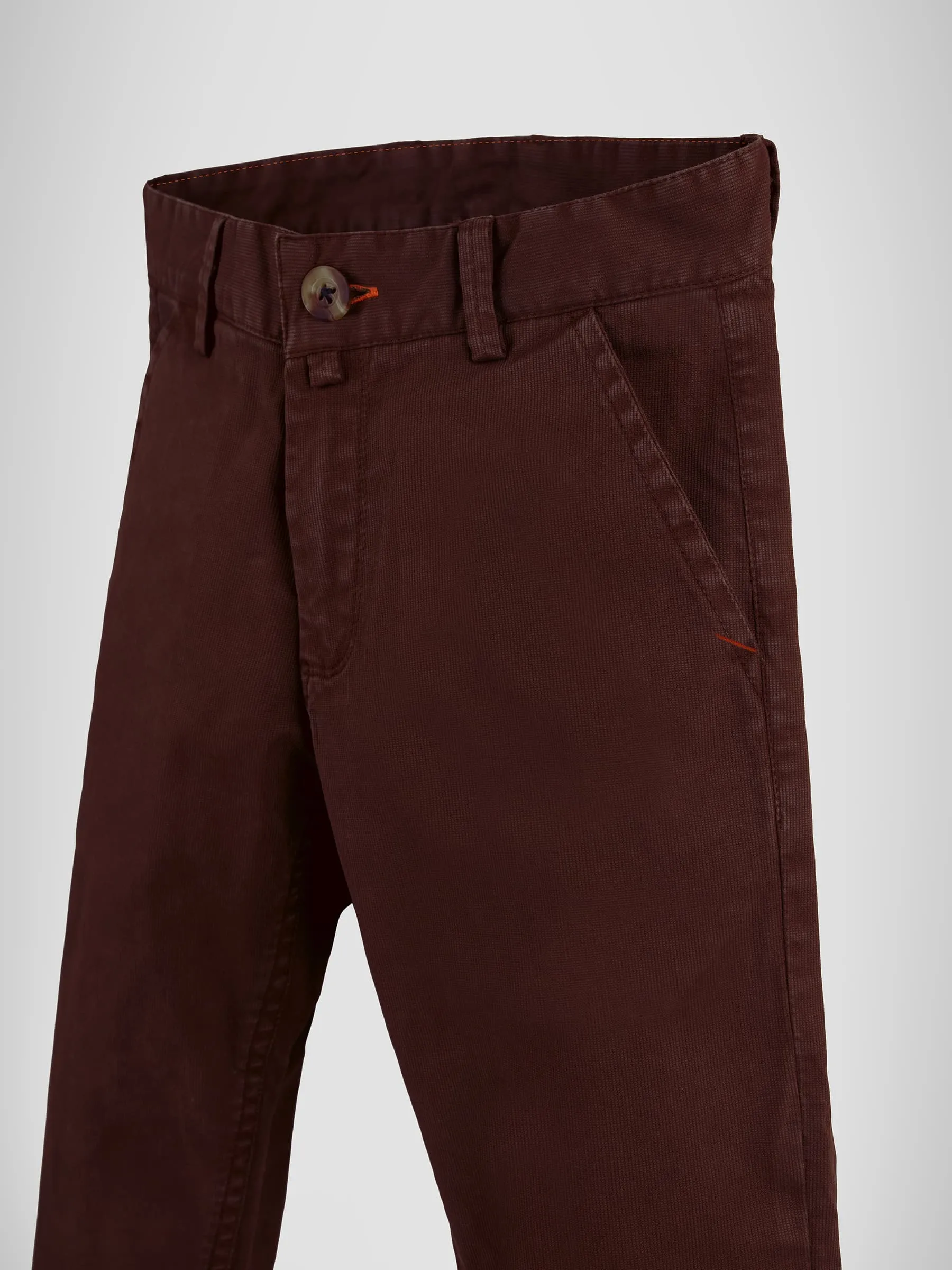 Burgundy Structured Trouser