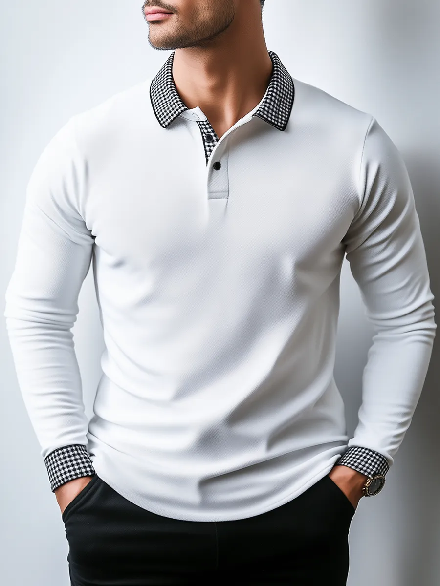 Business Long Sleeve Polo Shirt