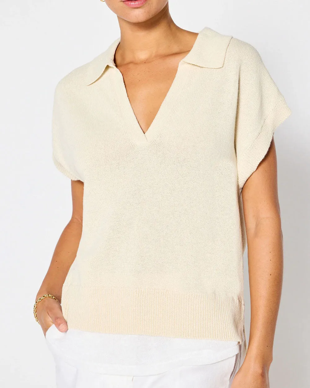 Capri Jaia Polo Looker Top