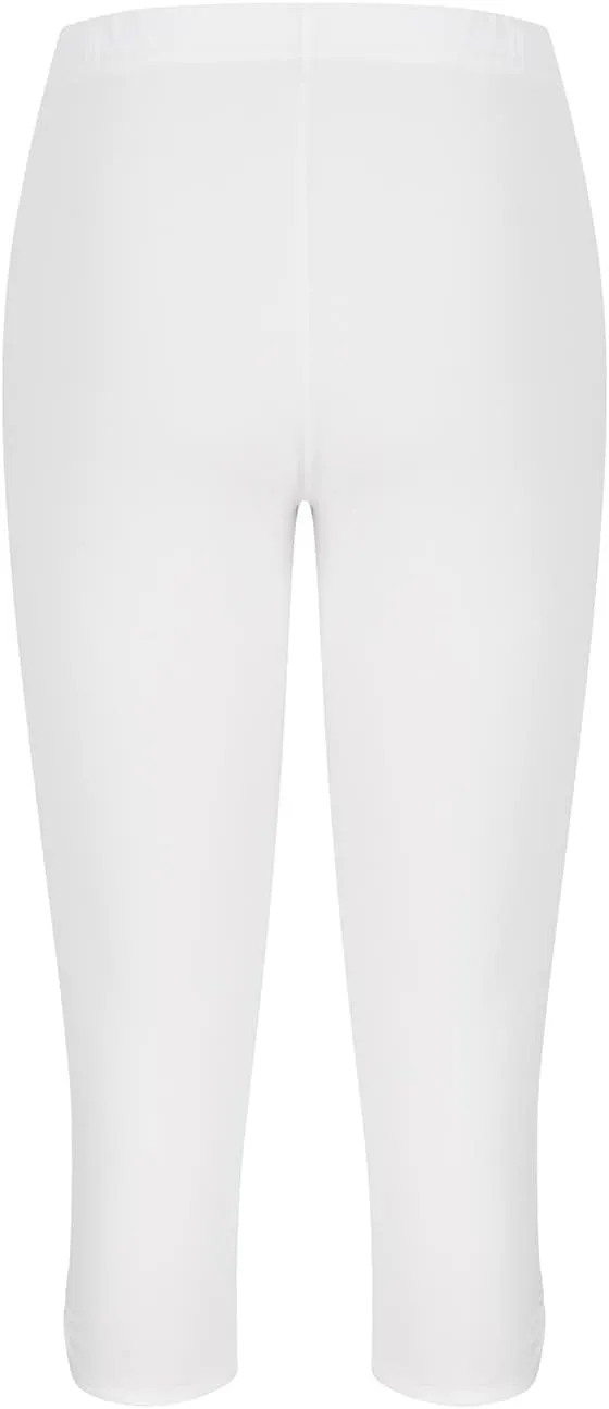 Capri Leggings for Women Cropped High Waist Yoga Pants Summer Dressy Capris Comfy Stretchy Workout Compression Pants