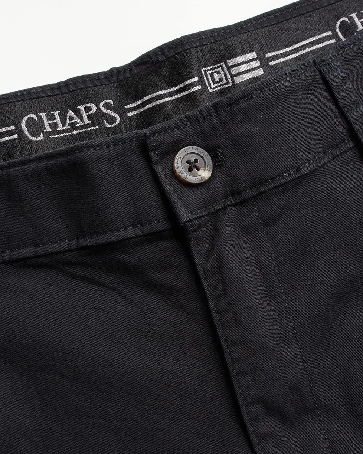 Chaps Men's Big and Tall Khaki Pants - Classic Straight Fit Casual Pant - Comfort Stretch Chinos with Flex Waistband for Men