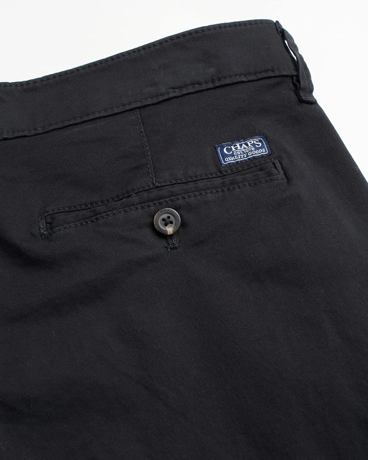 Chaps Men's Big and Tall Khaki Pants - Classic Straight Fit Casual Pant - Comfort Stretch Chinos with Flex Waistband for Men
