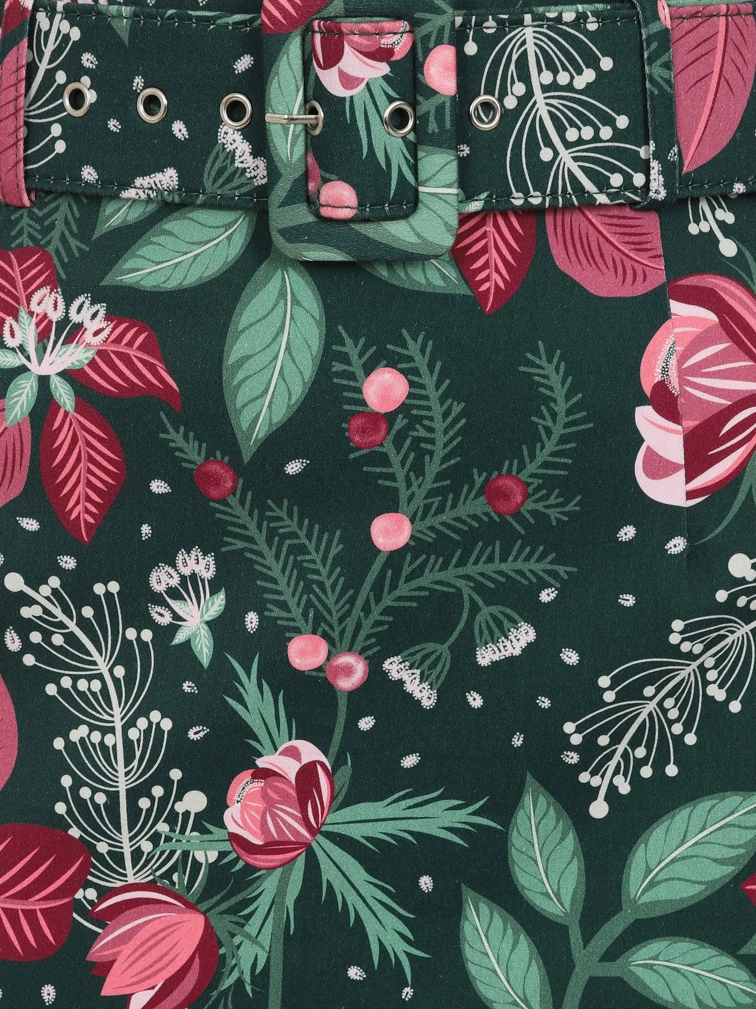 Collectif Juanita Escapist Floral Pencil Skirt
