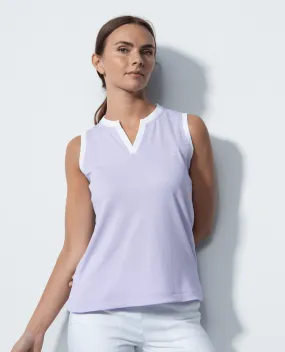 DAILY SPORTS Massy Loose Sleeveless Polo 106 Meta Violet