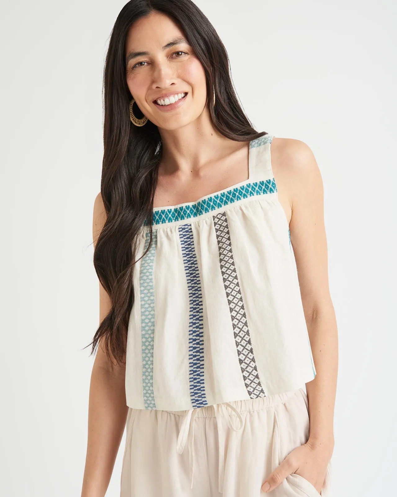 Elian Square Neck Tank