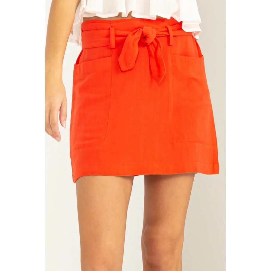 Emerson Belted Skirt