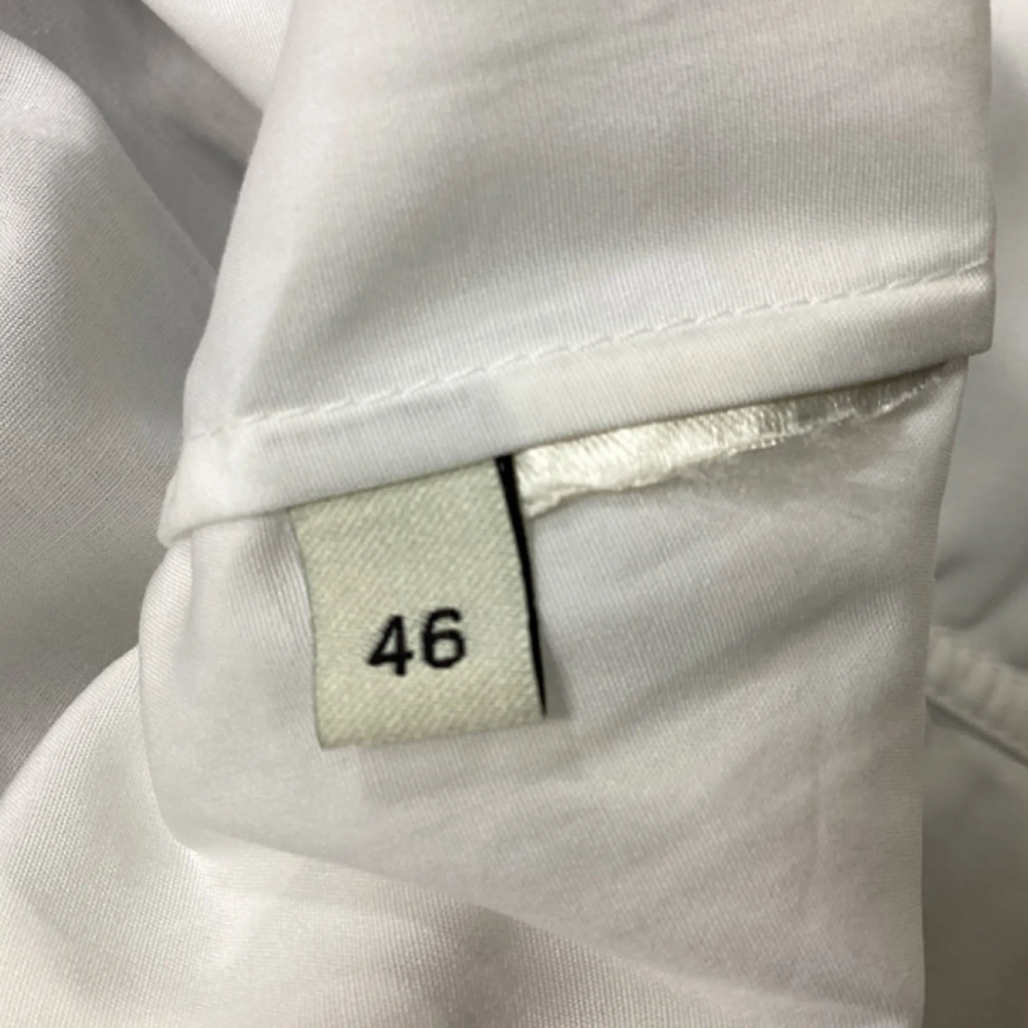 Fendi Corset Button Down Shirt in White Cotton