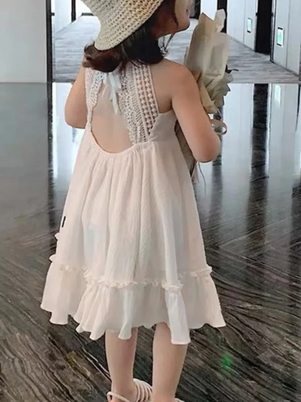 Girls Enchanted Ruffle Tiered Sundress