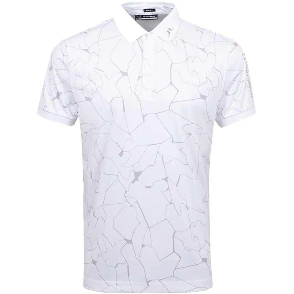 J. Lindeberg Tour Tech AF Print Mens Golf Polo