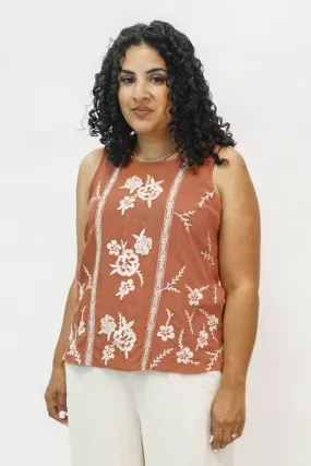 Janeth Embroidered Tank