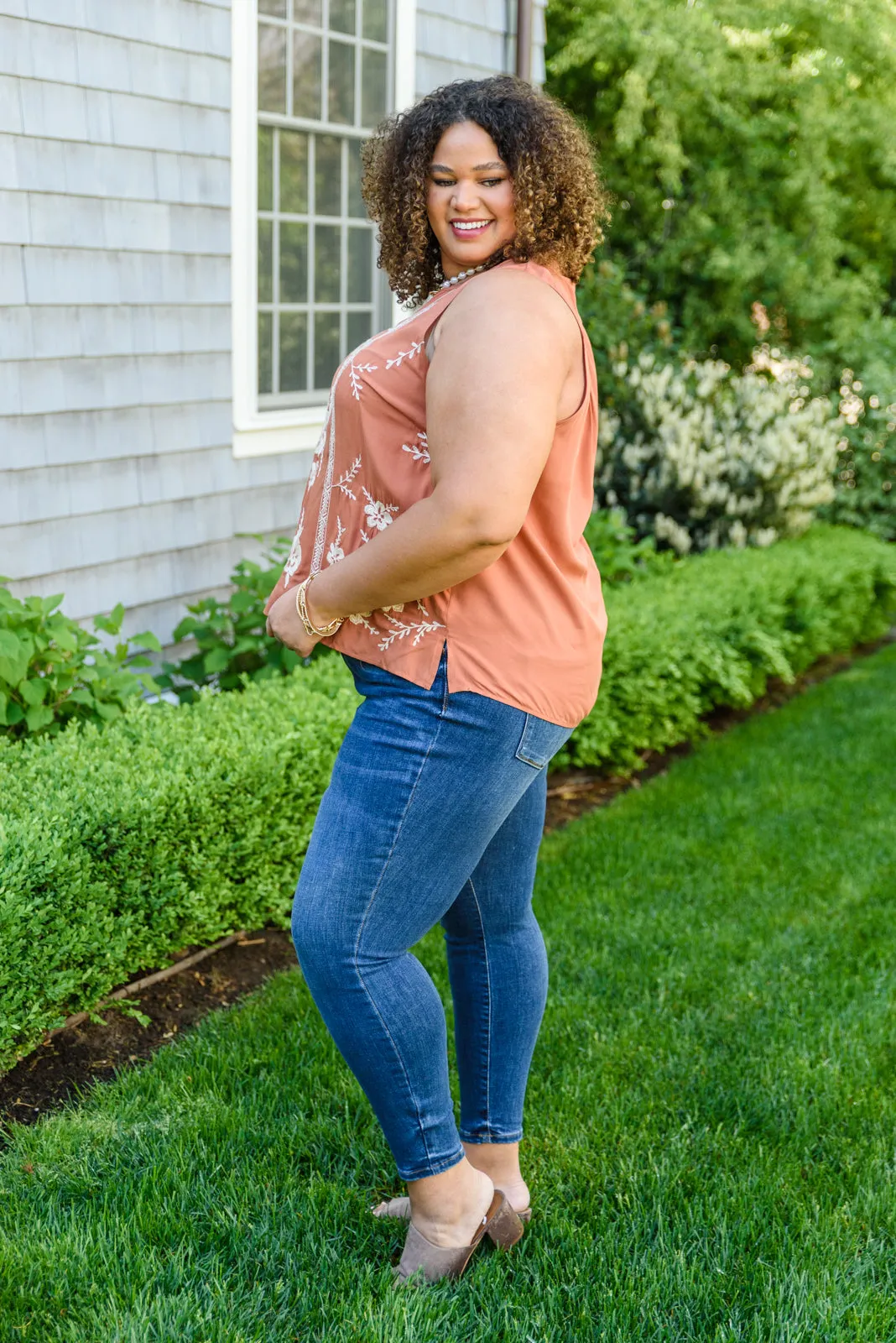 Janeth Embroidered Tank
