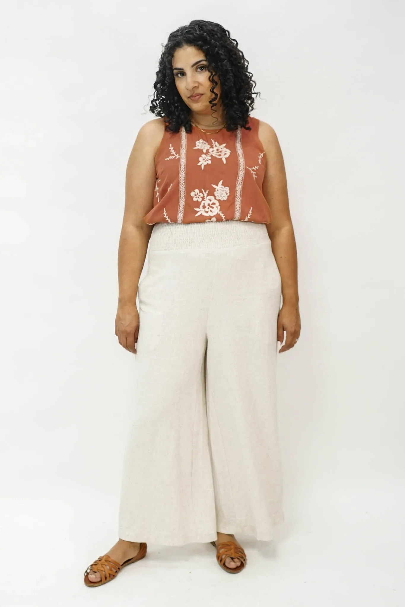 Janeth Embroidered Tank