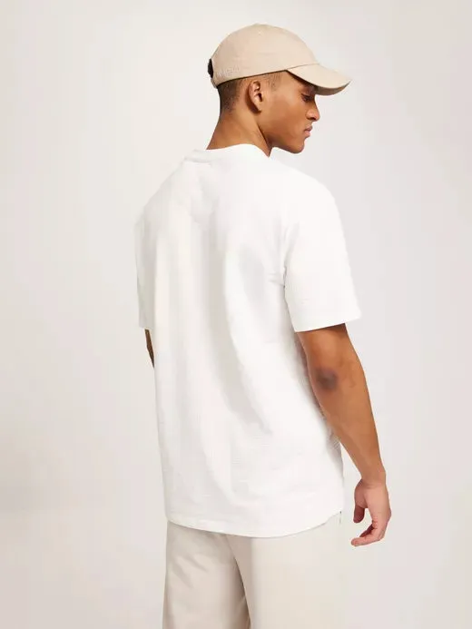 Kian Seersucker T-Shirt - White