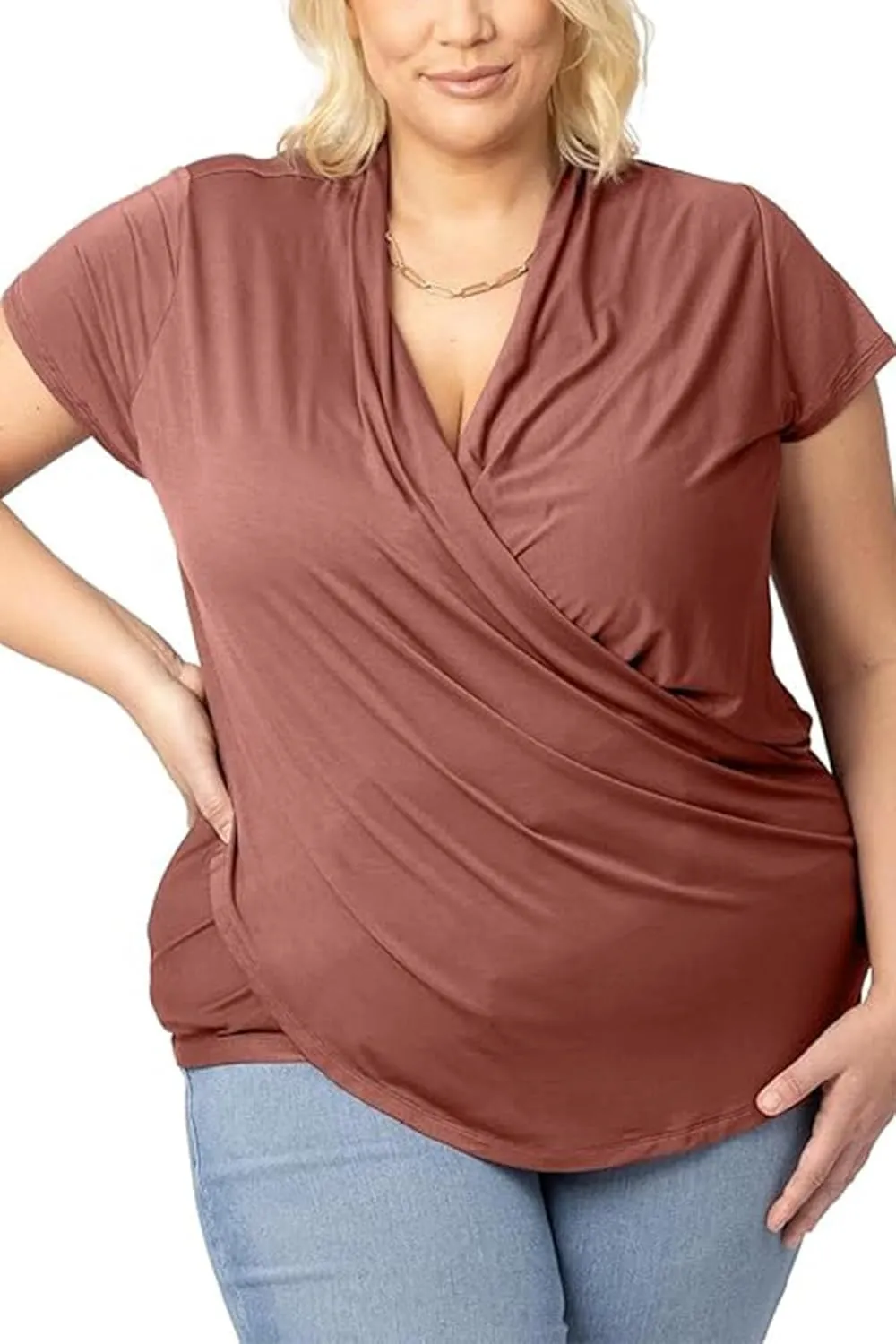 Kindred Bravely Draped Nursing Top | Breastfeeding & Pumping Shirt