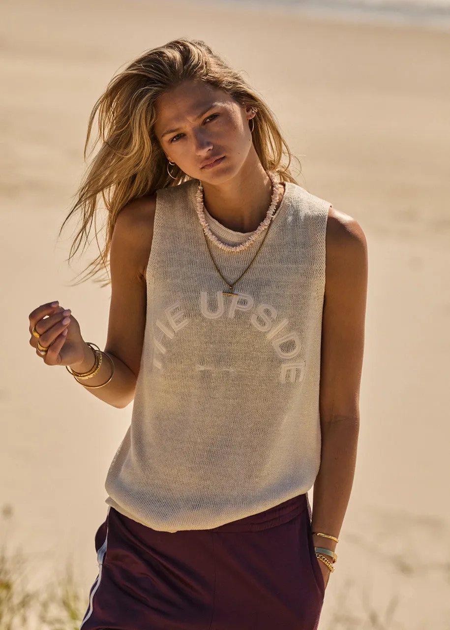 Knitted Tara Tank Natural