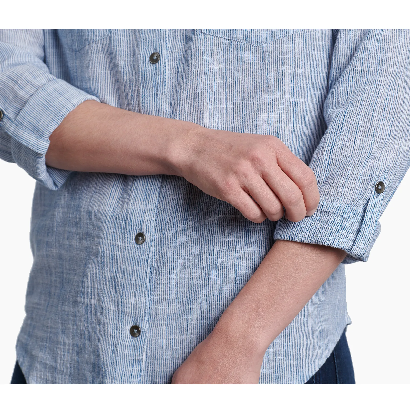 Kuhl Adele Long Sleeve Shirt (Women) - Storm Blue