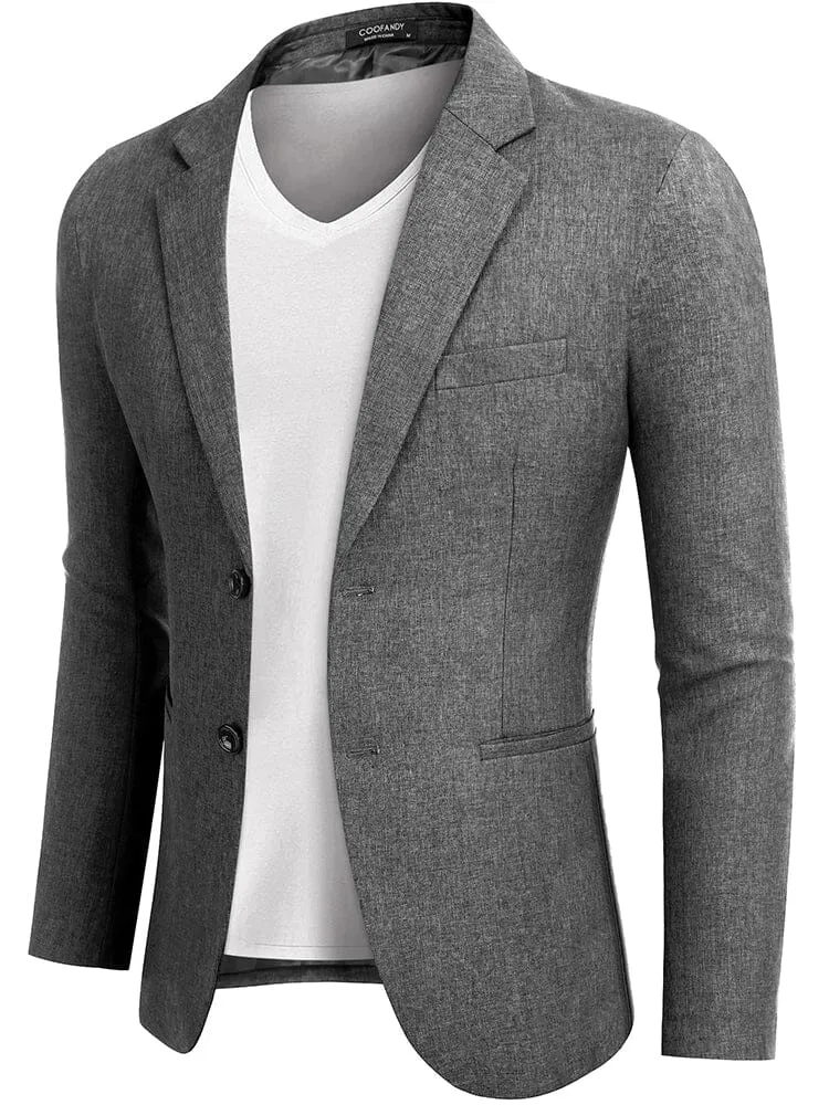 Lightweight Two Button Blazer Jacket (US Only)