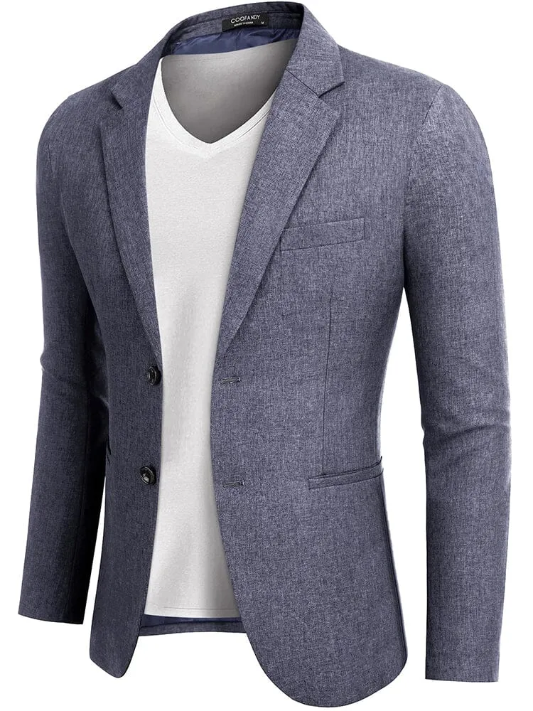 Lightweight Two Button Blazer Jacket (US Only)