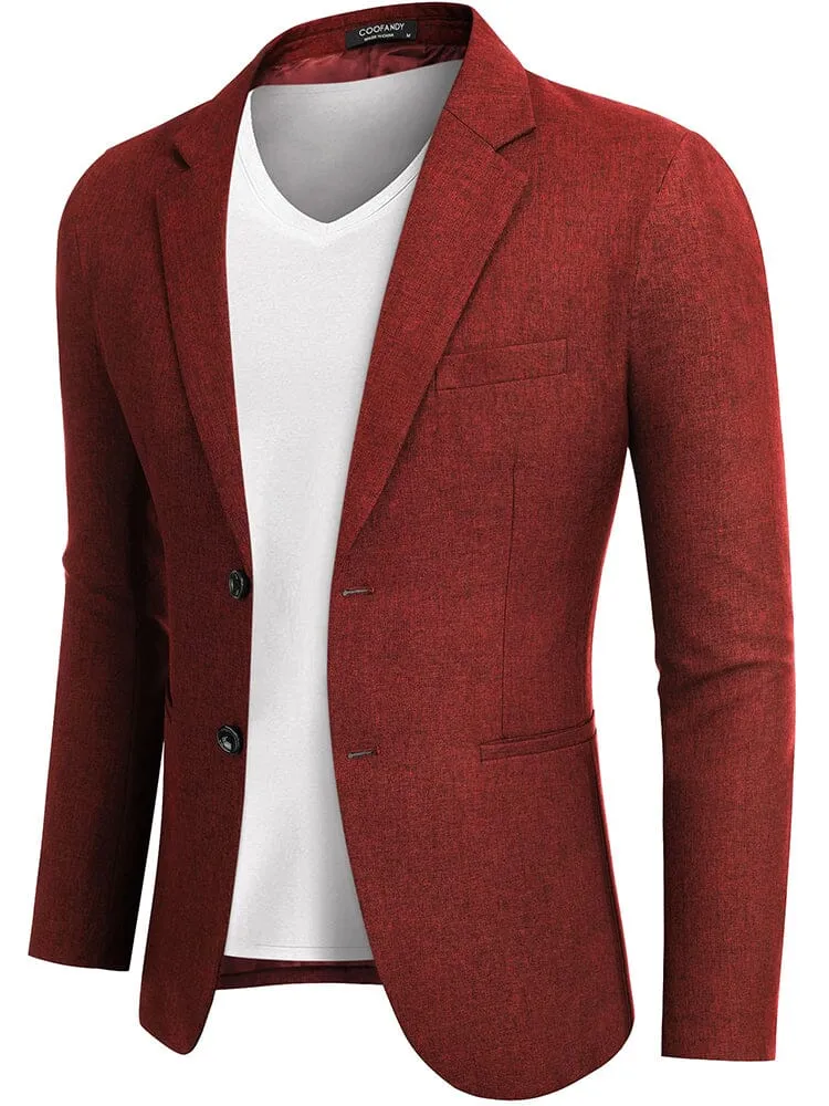 Lightweight Two Button Blazer Jacket (US Only)