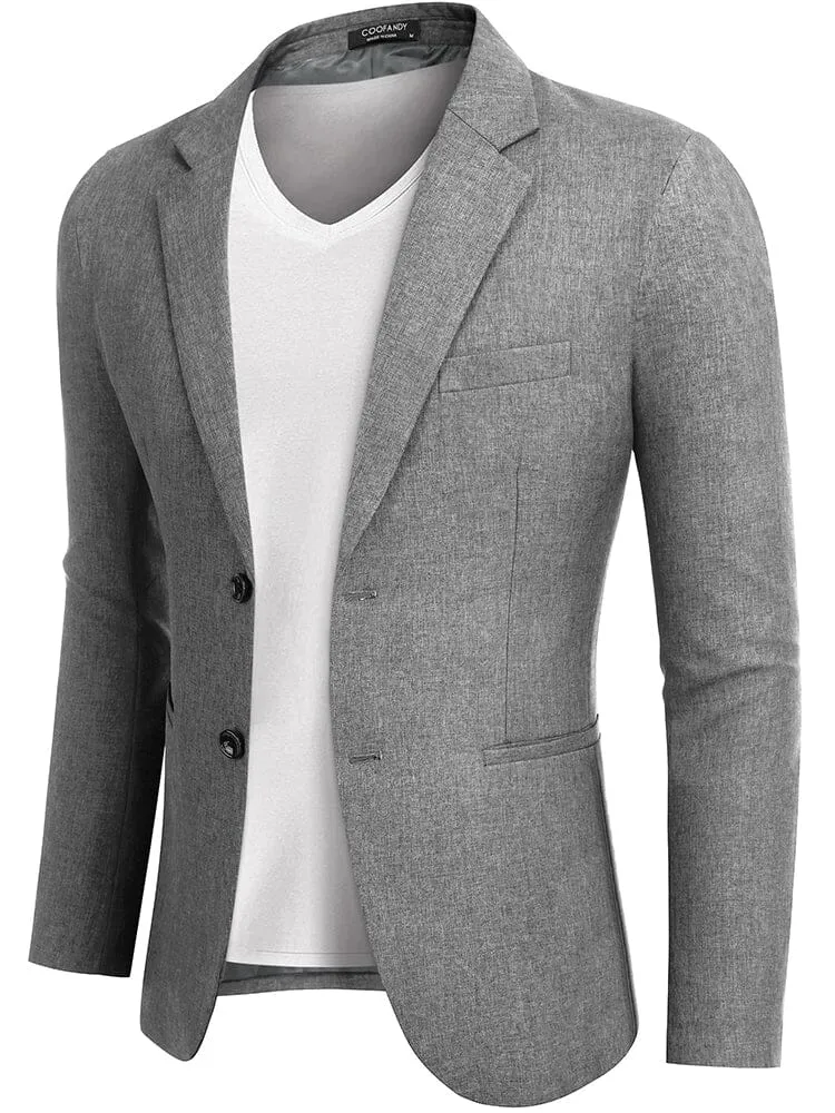 Lightweight Two Button Blazer Jacket (US Only)