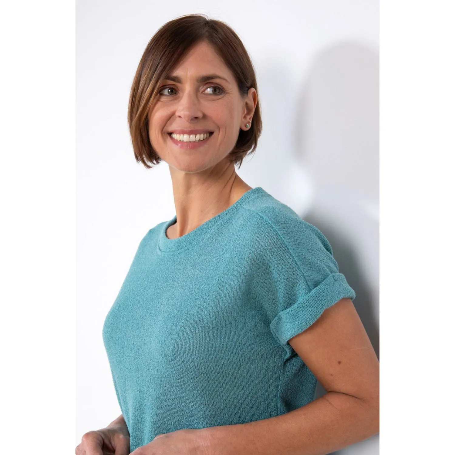 Lily & Me 16 Ocean Blue Celandine Plain Top
