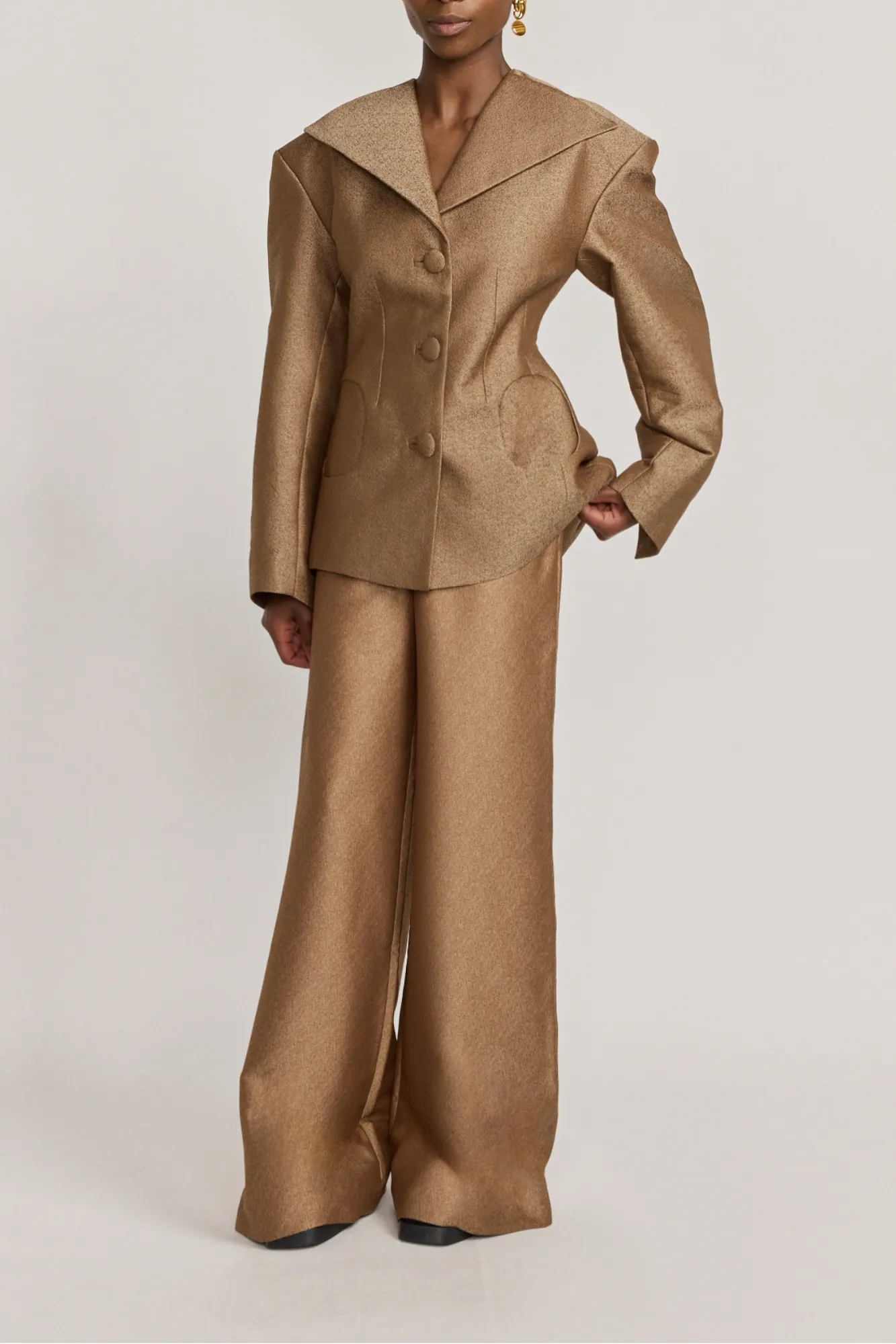 MARCIN CREPE SPECKLED BEIGE