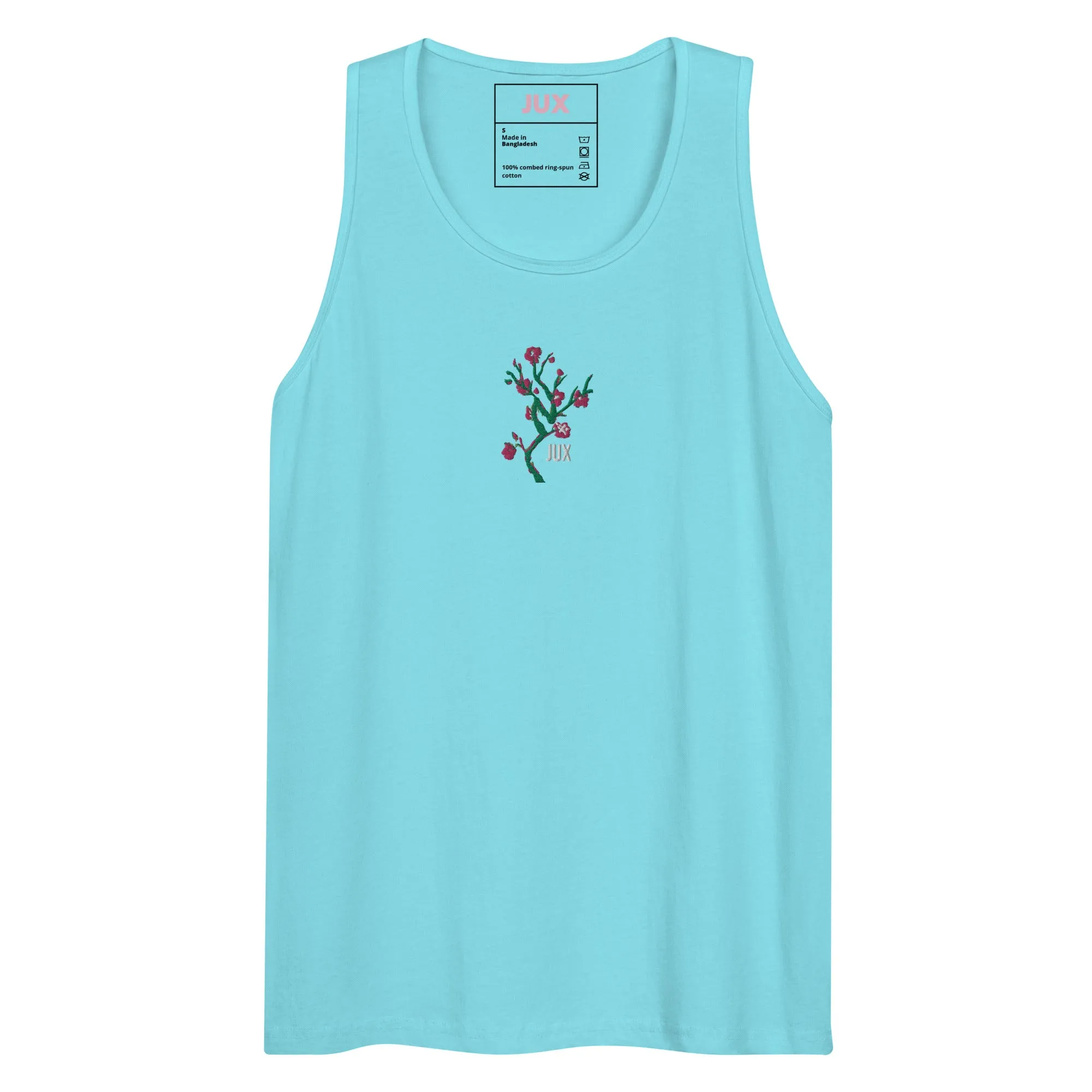 Masculine Cut Embroidered Premium Tank Top