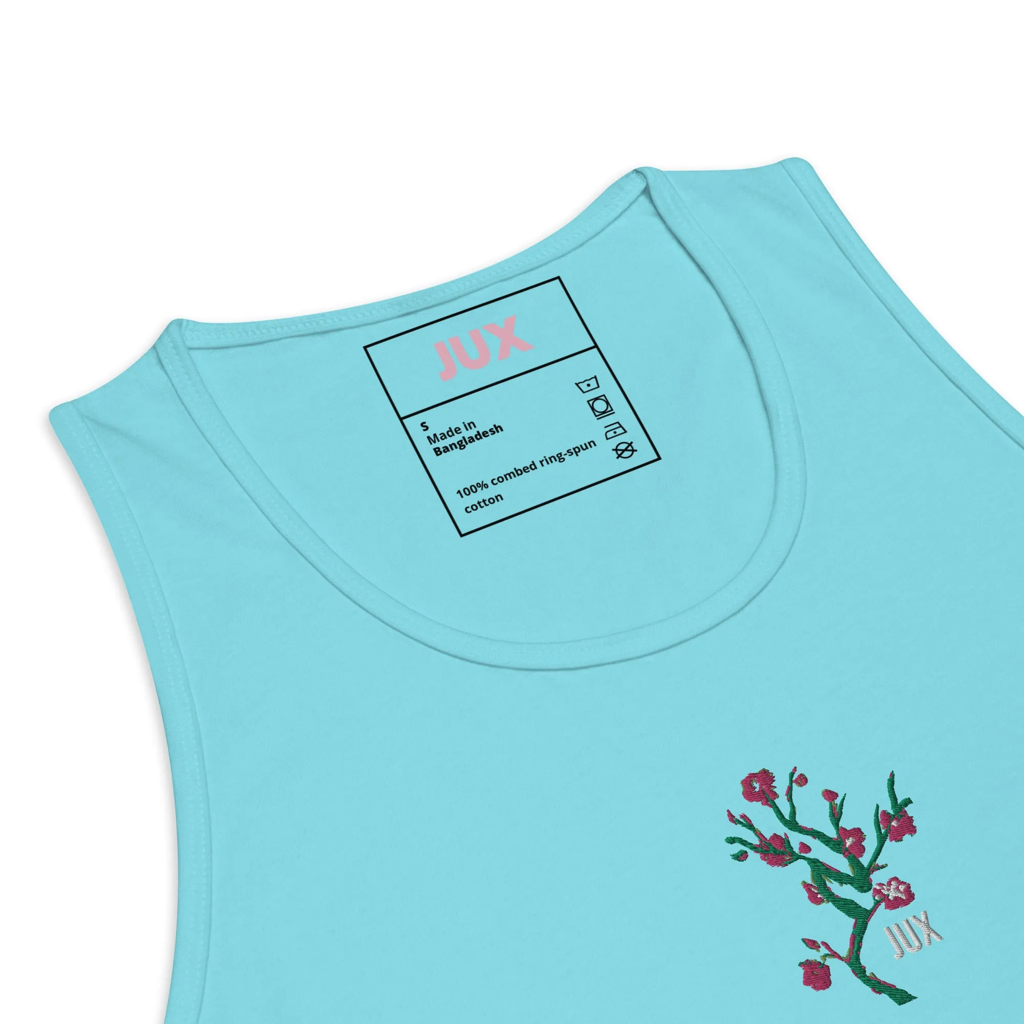 Masculine Cut Embroidered Premium Tank Top