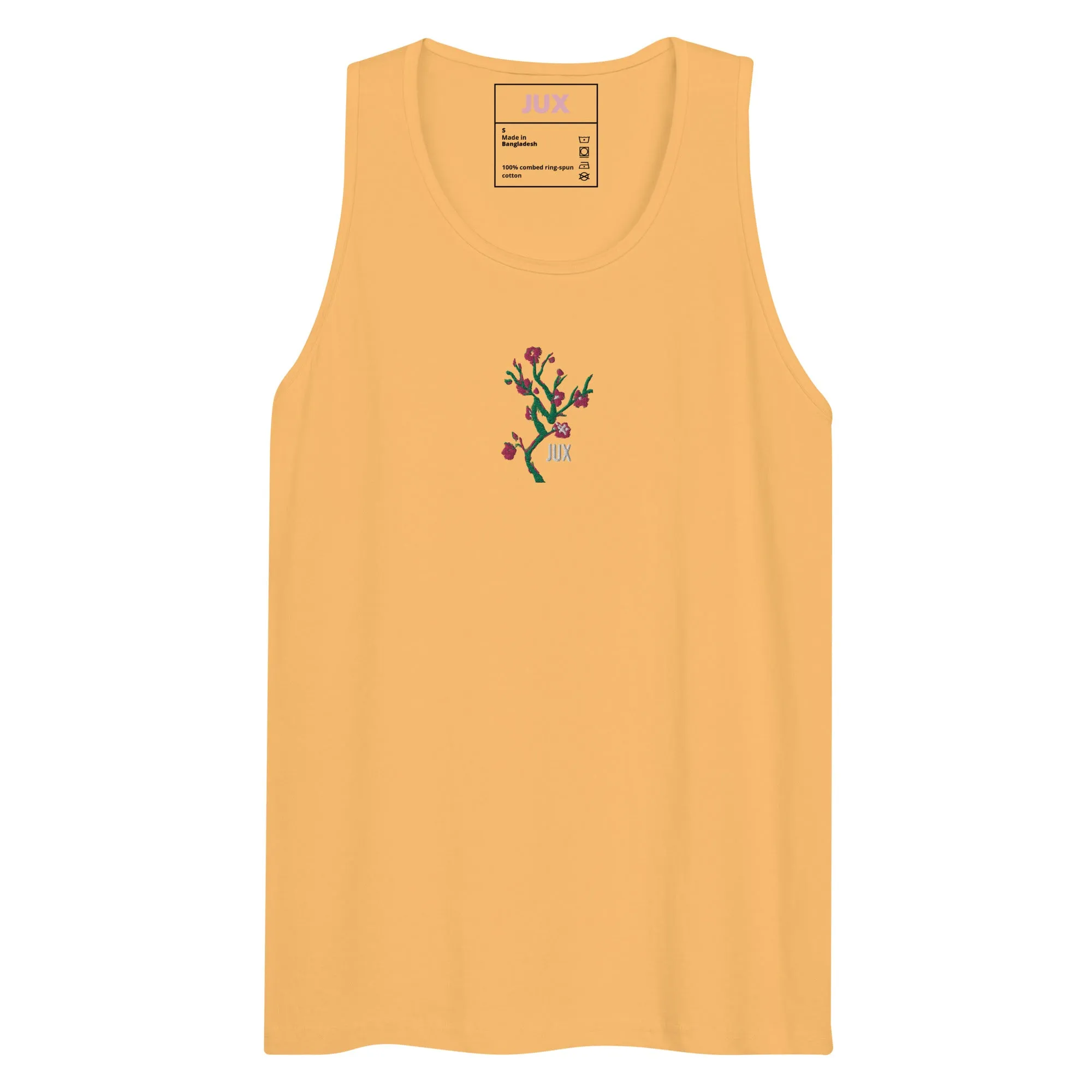 Masculine Cut Embroidered Premium Tank Top