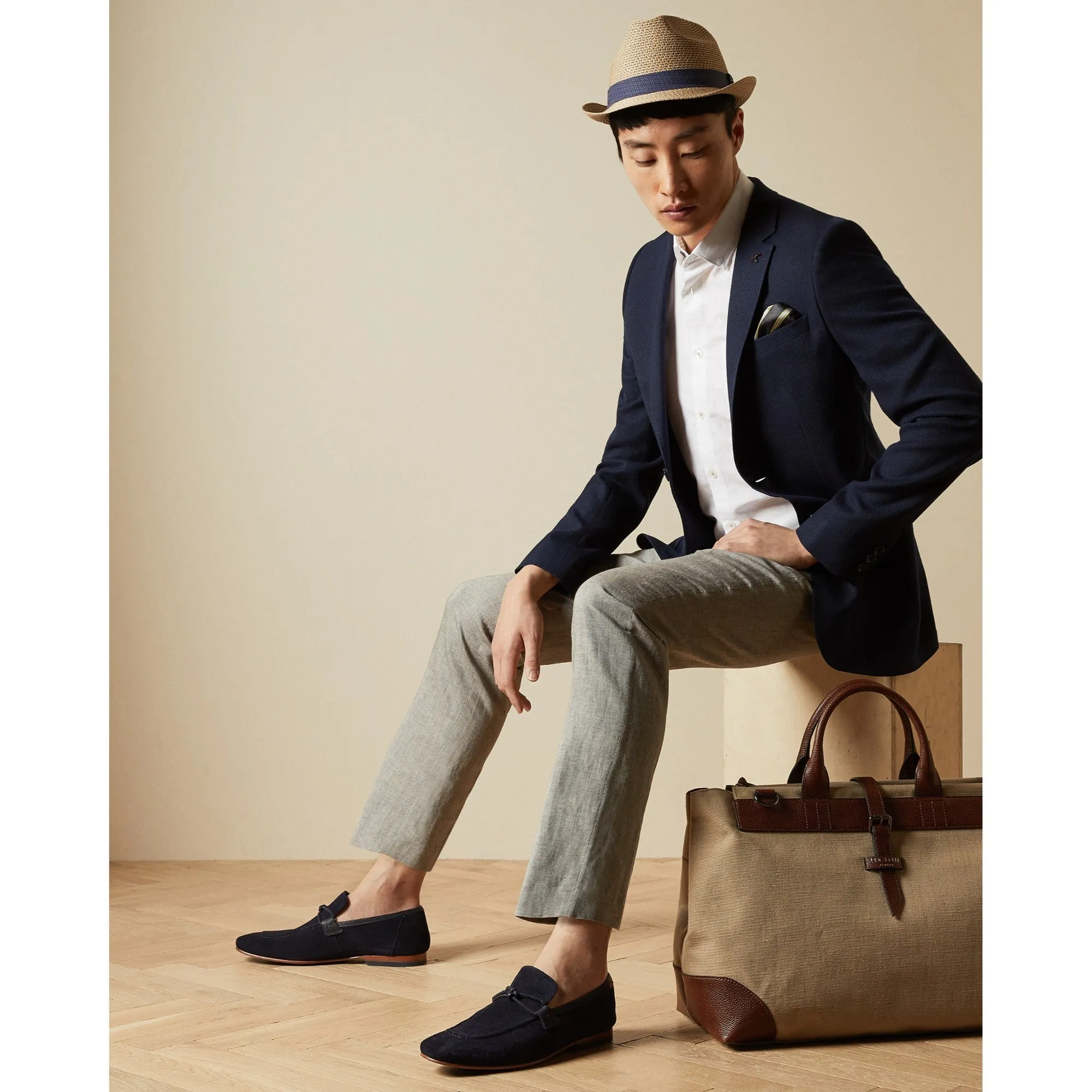 Men Andrson-Lightweight Blazer - Navy