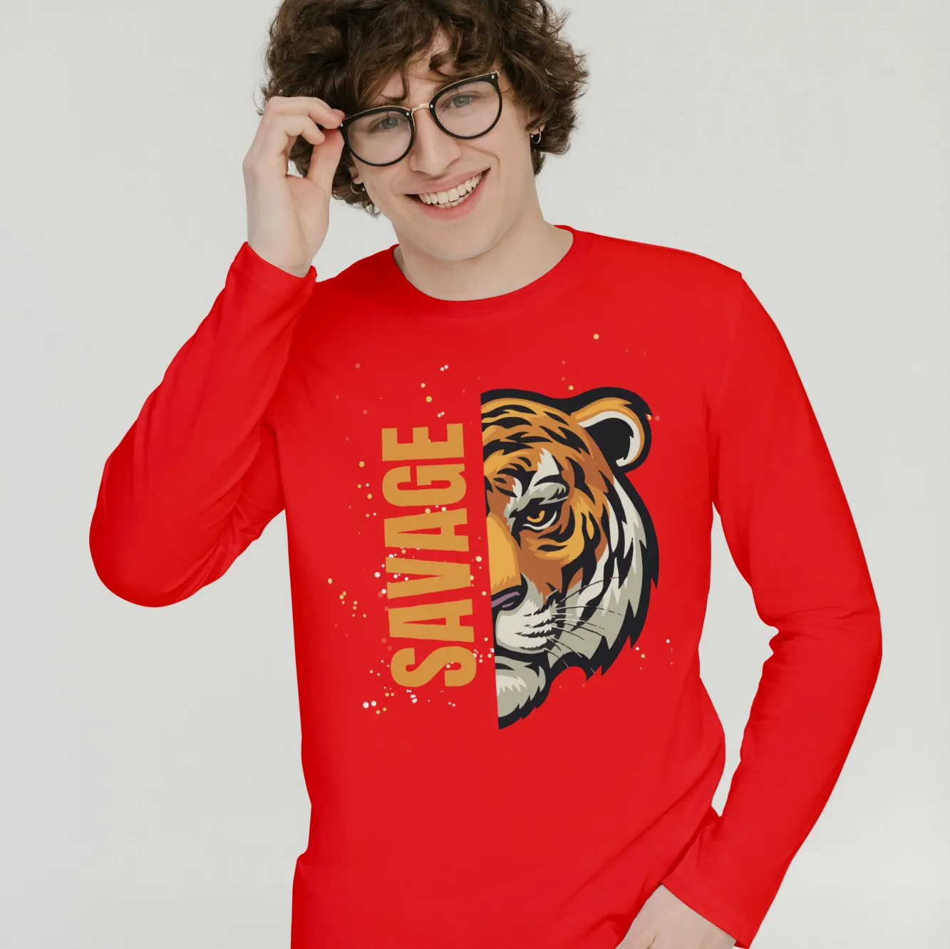 Men Cotton Full Sleeves Printed T-Shirt TTF-202
