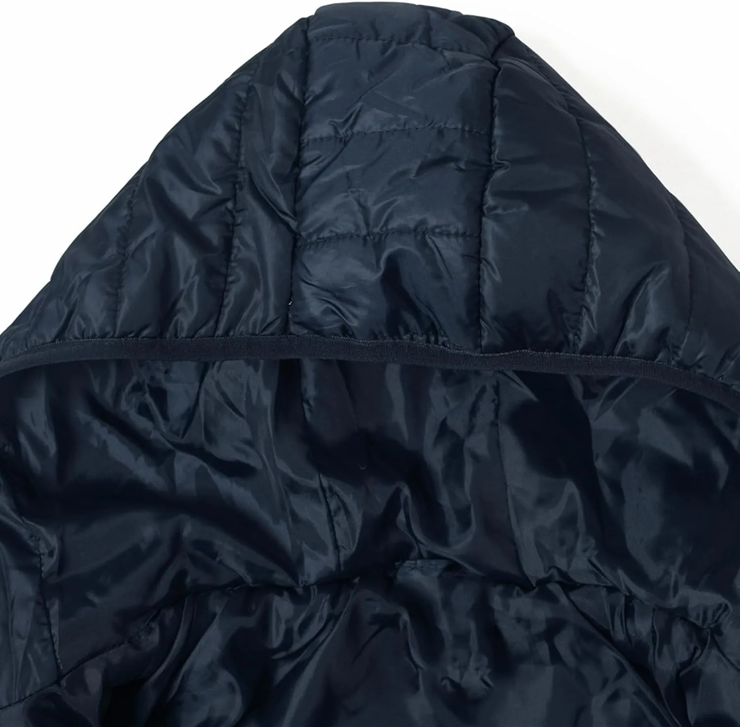 Men's Lightweight Windproof Packable Hooded Puffer Jacket Winter Warm Down Coat Zip Up Quilted Thicken Cotton Coats