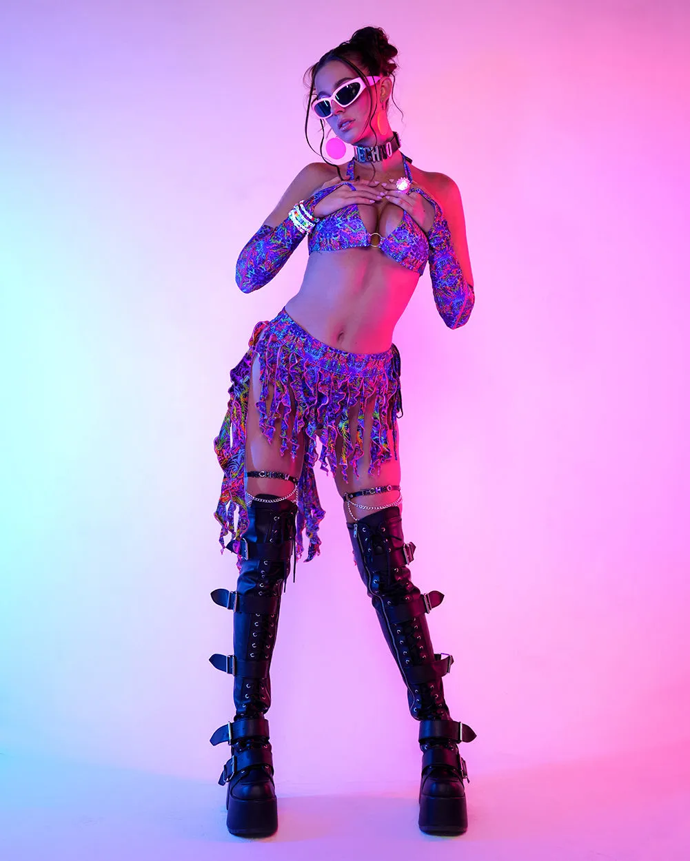 Pixxie Stixx x iHR PsyTrip Skirt