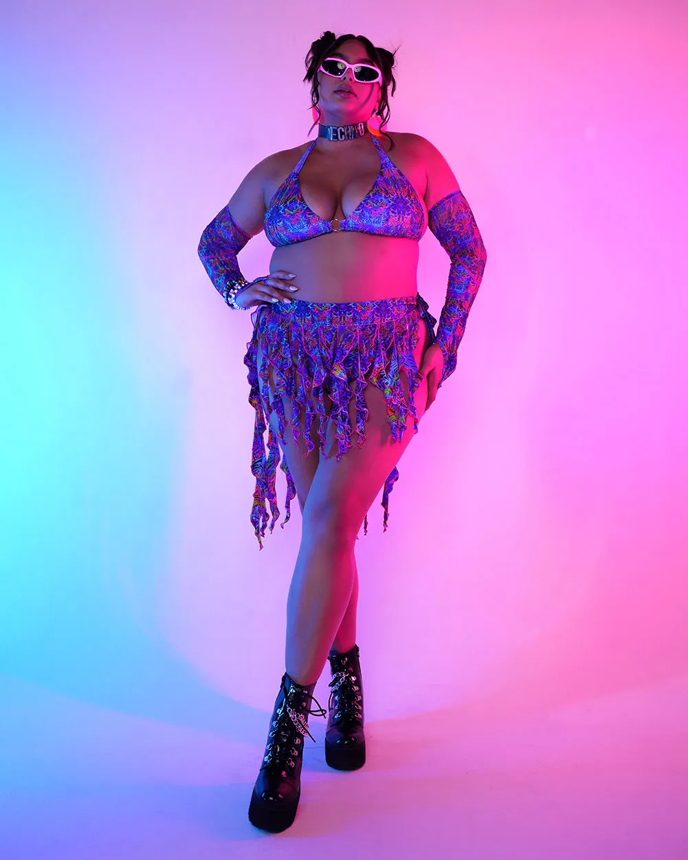Pixxie Stixx x iHR PsyTrip Skirt