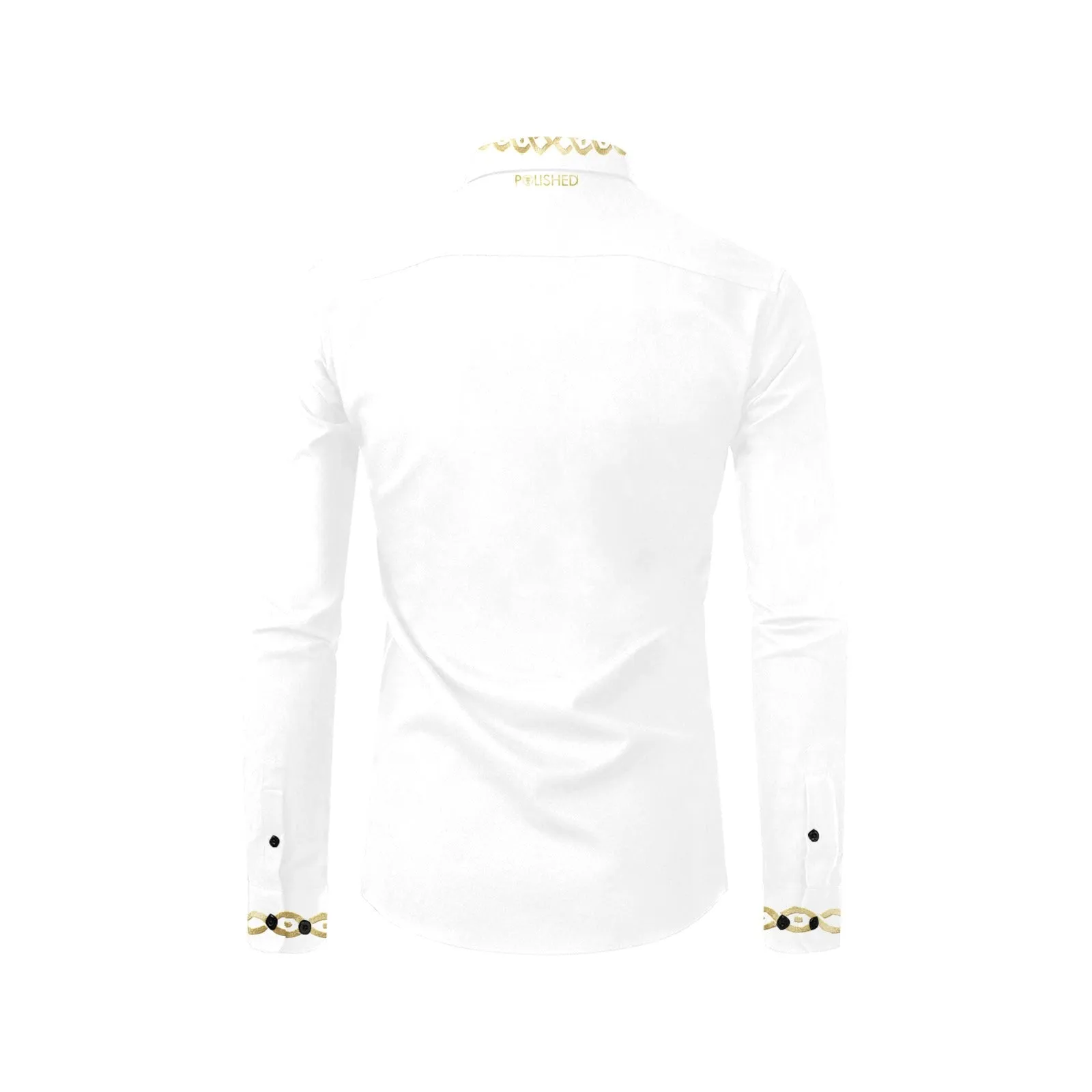 Polished Piorr Sinz II Men's Casual Dress Shirt white